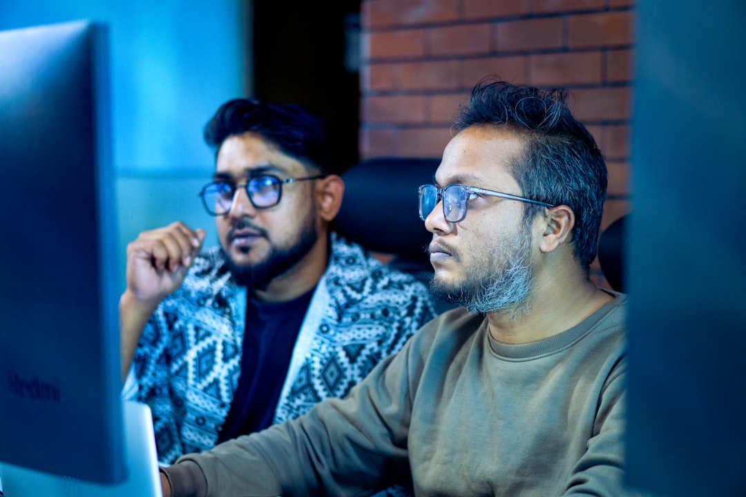 Software development team collaborating on enterprise solutions